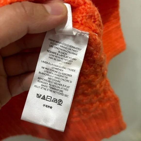 Anthropologie Bia Mock Neck Tunic Alpaca Blend  Sweater Women’s Size Small - Picture 13 of 16